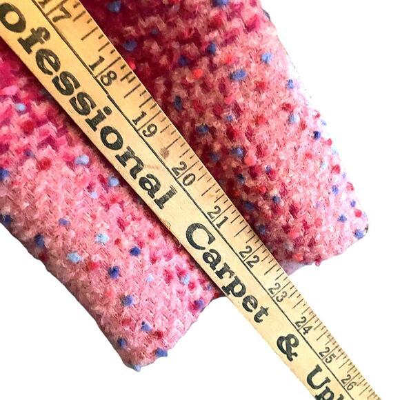 NWT Talbots Pink Confetti Plaid Coat 2XP Wool Blend Plus Petite New Preppy - Picture 9 of 14